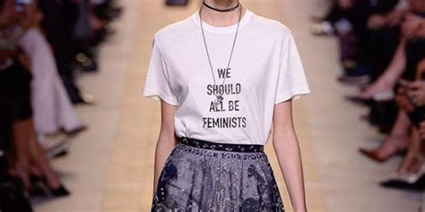 dior we should all be feminists tshirt buy|dior t shirt fashion show.